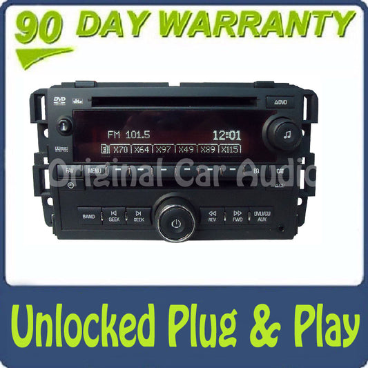Unlocked GMC Radio DVD Player CD Changer Aux Stereo OEM