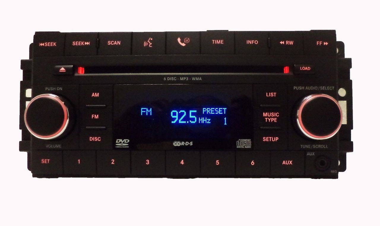 2008 2009 2010 2011 Volkswagen Routan OEM Stereo Radio DVD 6 Disc Changer MP3 AUX