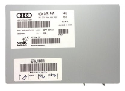 AUDI VW VOLKSWAGEN Sirius Satellite Radio Receiver Tuner Module SAT 8E0 035 593