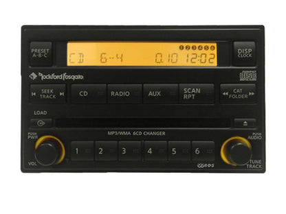 Nissan OEM factory stereo AM FM radio 6 disc CD changer sat