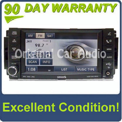 2007 2008 2009 2010 Chrysler Jeep Dodge Low-Speed REN MyGig SAT AUX Radio CD DVD Player