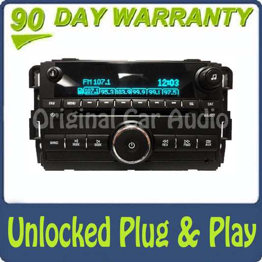 Unlocked GMC Chevy Buick Radio AUX USB MP3 CD Player