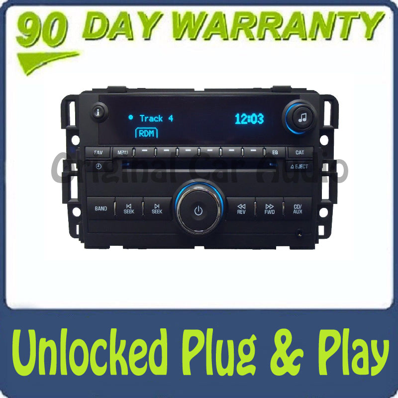 Unlocked Chevrolet Radio CD Player AUX Stereo Receiver OEM