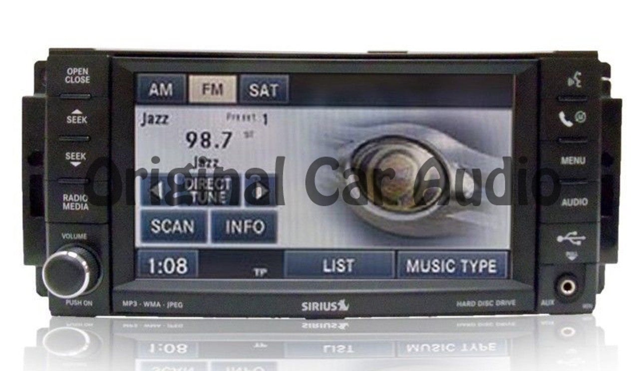 Reman 2007 - 2009 2010 Chrysler Jeep Dodge Low-Speed REN MyGig SAT AUX Radio CD DVD Player REN