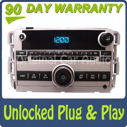 2007 2008 Chevy Chevrolet OEM Equinox AM FM Radio AUX CD Player Stereo Receiver