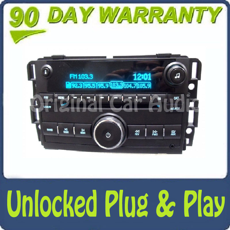 Unlocked GMC Chevy Radio 6 Disc CD Changer MP3 AUX