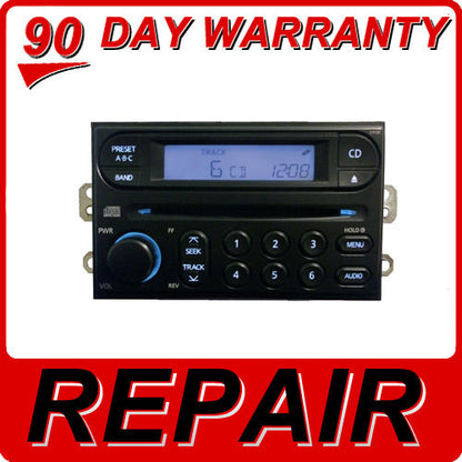 REPAIR YOUR 02 - 08 Nissan XTERRA FRONTIER TITAN OEM Radio CD Disc Player Repair Service