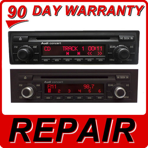 REPAIR Audi A3 A4 A6 A8 S4 S6 TT Radio CONCERT SERIES CD Disc Player Changer FIX