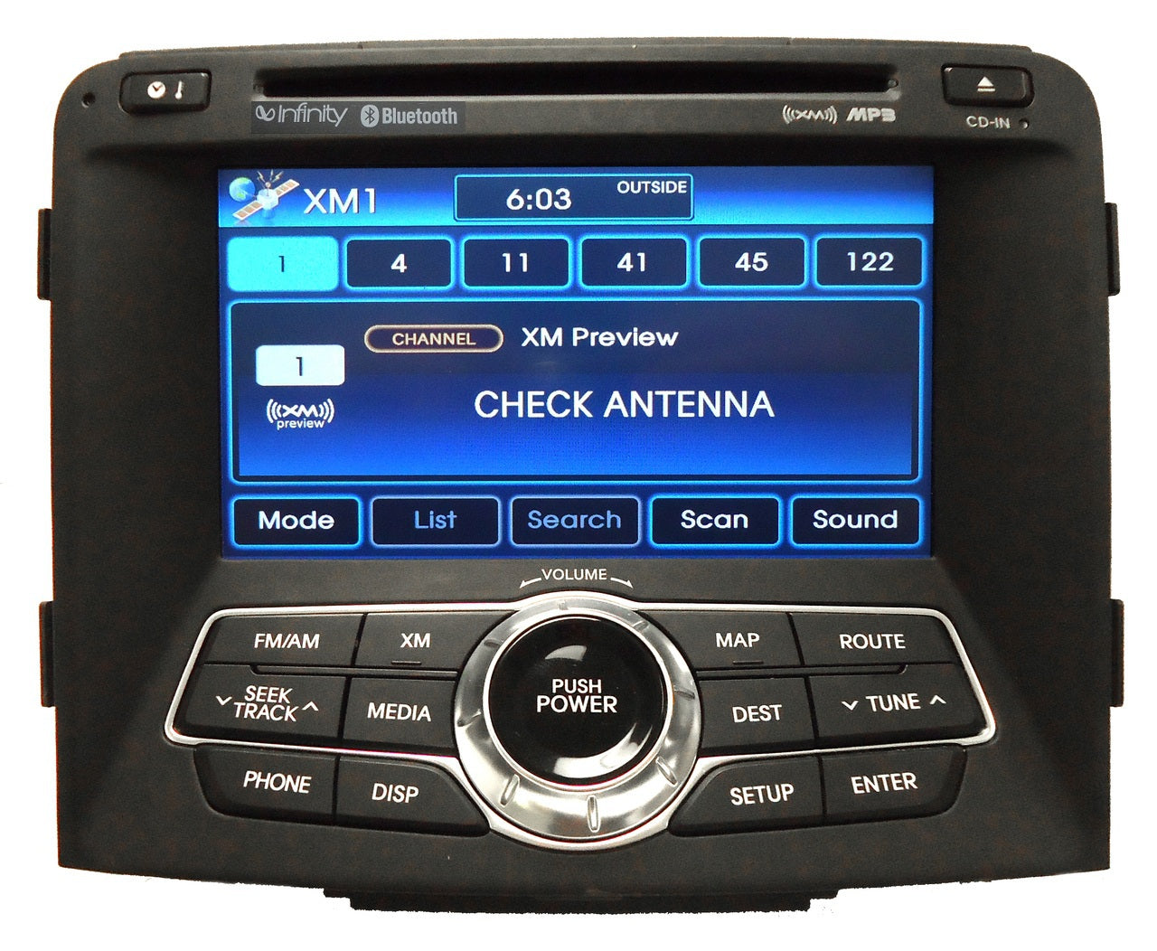 NEW 2011 2012 HYUNDAI Sonata OEM Navigation GPS 7 Speaker INFINITY Premium Sound SAT Radio