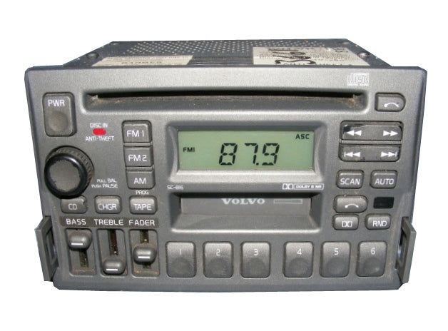 Volvo SC-816 Radio Tape CD Player 850 960 V70 S70 V40 S40 S90 V90 1993 1994 95 1996 1997 98 99 2000