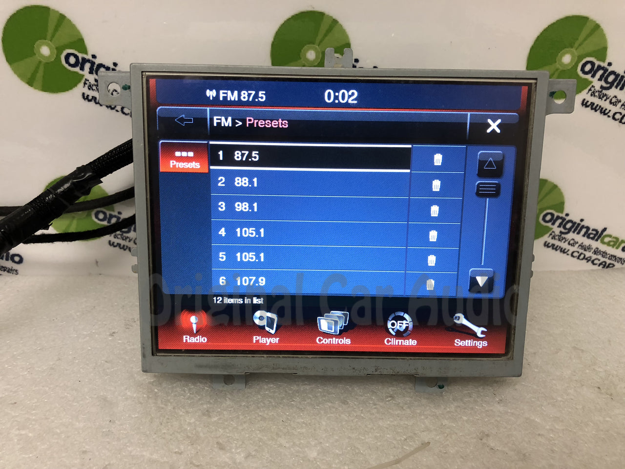 BLEMISHED 2011 - 2017 Dodge Journey OEM 8.4" Navigation Touch Screen Display Monitor Panel Without BEZEL