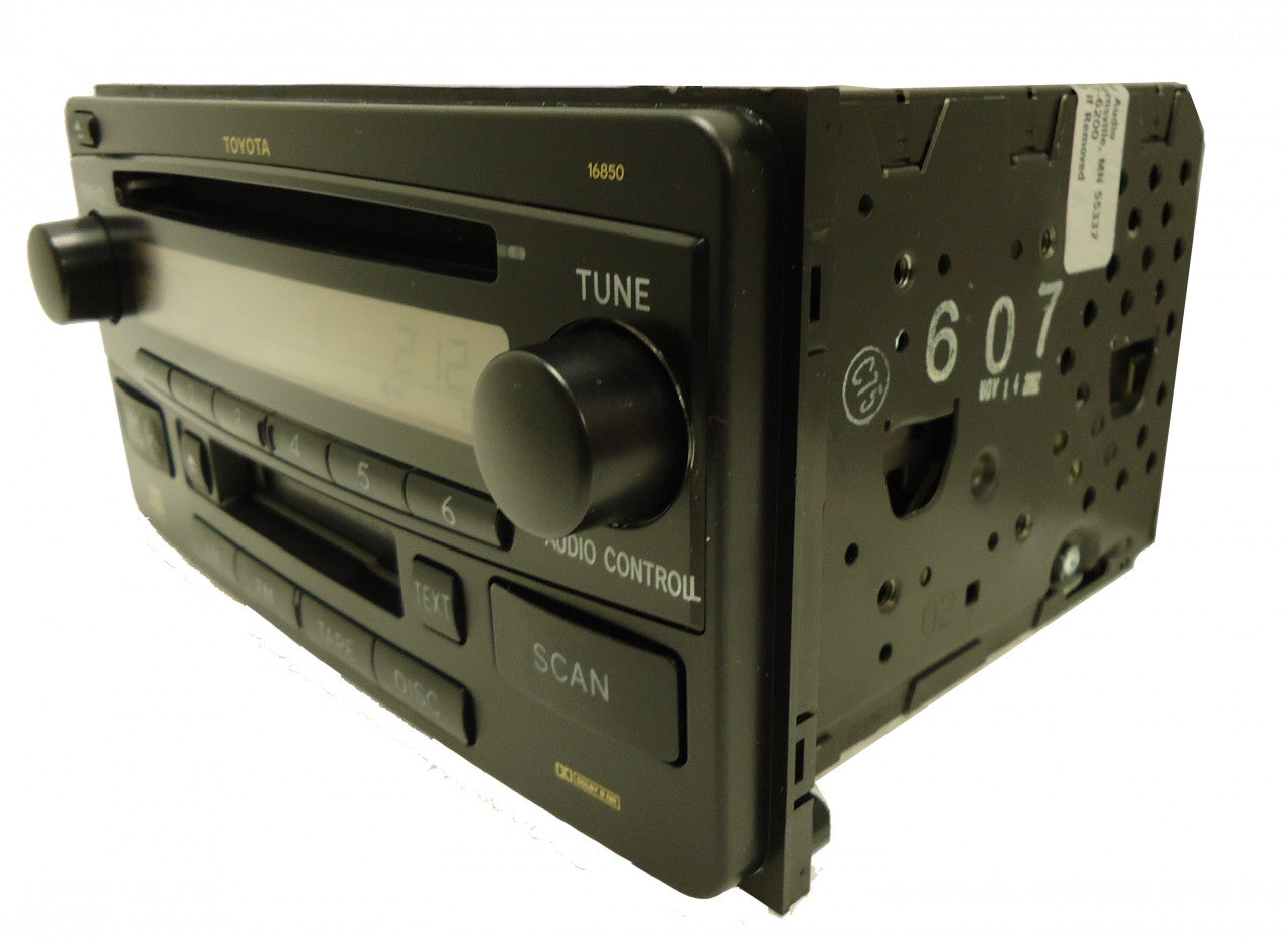 2003 - 2011 Toyota OEM Radio CD Player Cassette Tape Cassette Deck Player 16850