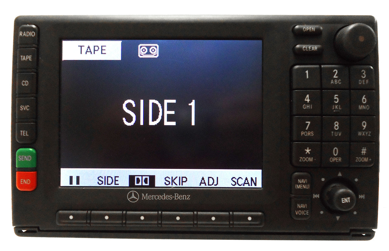 00 01 02 03 04 05 MERCEDES-BENZ Navigation-READY 10-PIN Radio Tape Cassette Player LCD Display Screen Monitor OEM RA4910 ML320 ML350 ML430 ML500 ML55