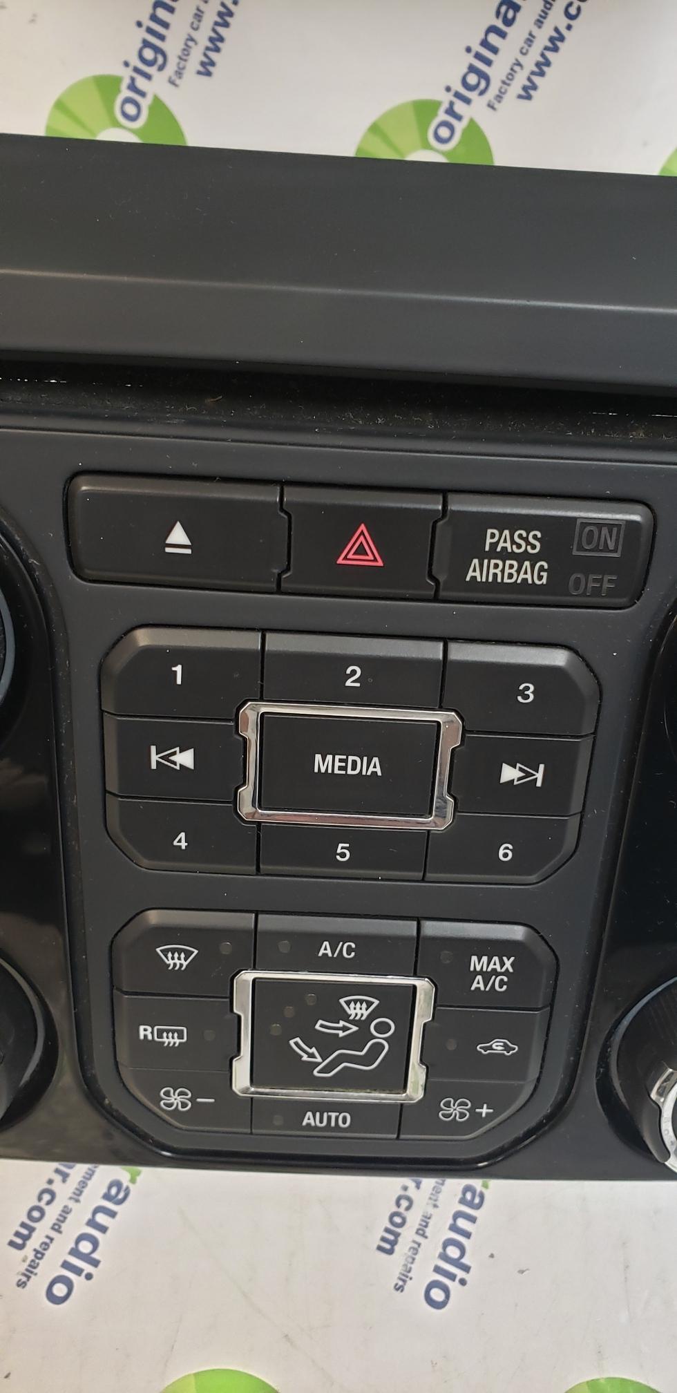 2012 - 2014 FORD F150 8" Touch Screen Radio and Climate Control Panel FACEPLATE ONLY BLEMISHED