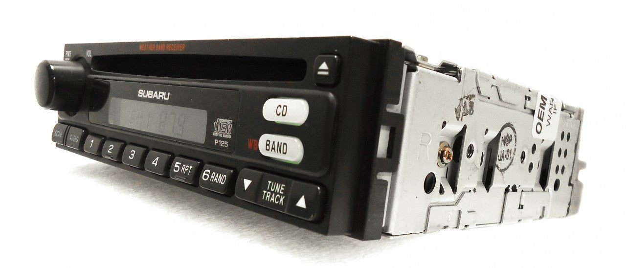SUBARU Factory(OEM) Radio and CD Player Stereo Weatherband Legacy Forester Impreza OUTBACK 86201AE28A P125 1997 1998 1999 2000 2001 2002 2003