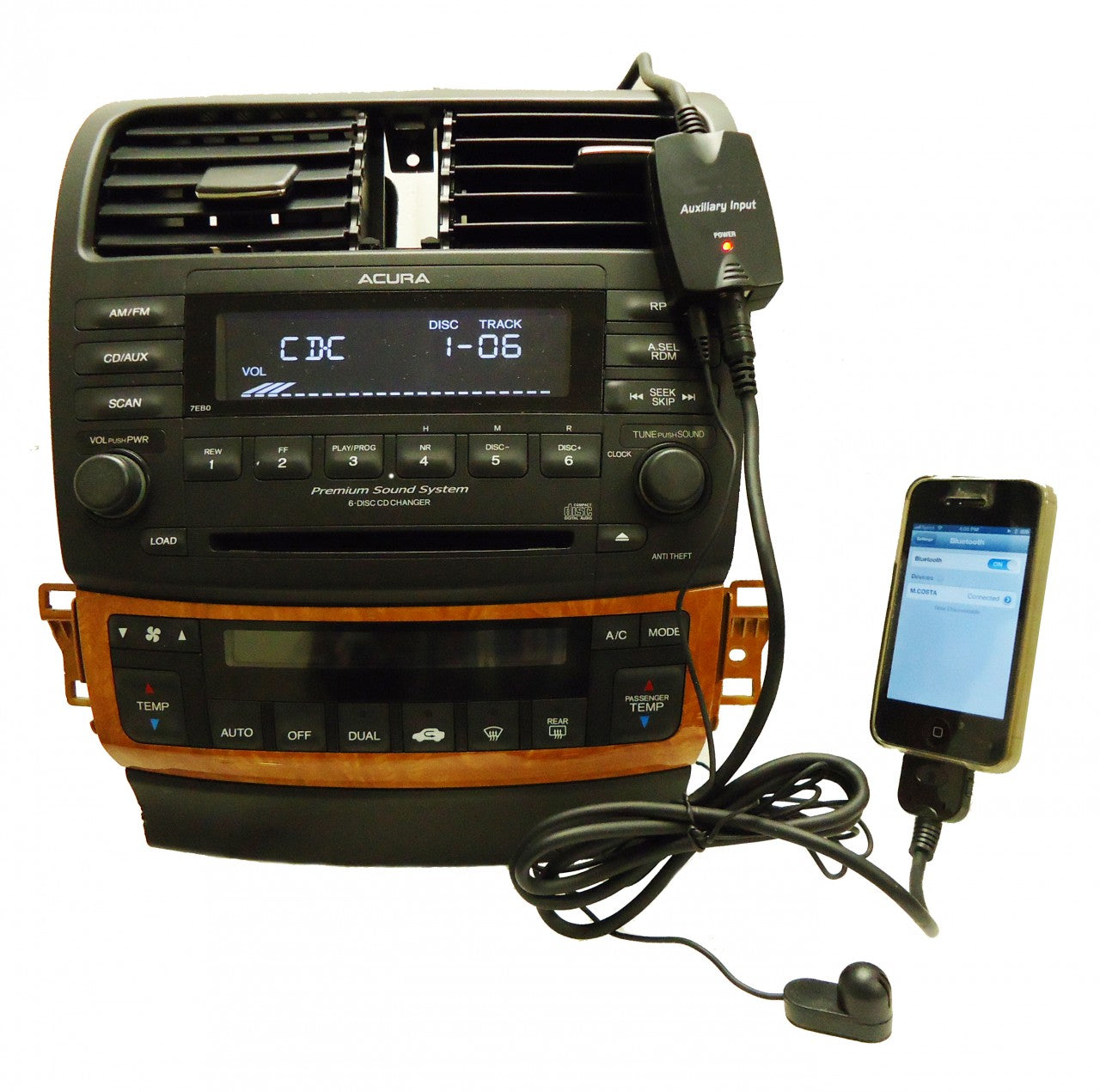 NEW HONDA ACURA Bluetooth iPod Adapter Auxiliary Harness