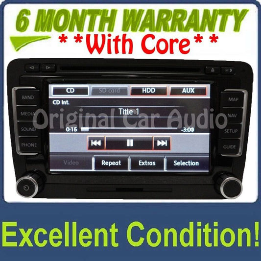 2010 2011 2012 2013 2014 Volkswagen OEM RNS-510 Navigation GPS Touch Screen Radio