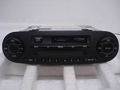 VW VOLKSWAGEN Beetle Bug AM FM Radio Tape Cassette Player Monsoon 1C0035157G 1998 1999 2000 2001 2002 2003 2004 2005 2006 2007 2008 2009 2010