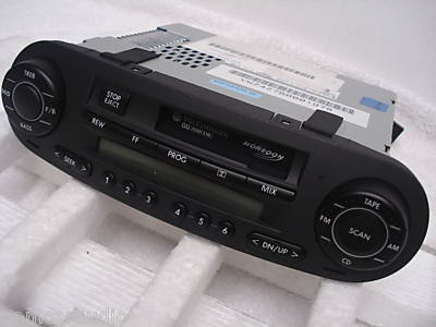 VW VOLKSWAGEN Beetle Bug AM FM Radio Tape Cassette Player Monsoon 1C0035157G 1998 1999 2000 2001 2002 2003 2004 2005 2006 2007 2008 2009 2010