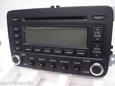 VW Volkswagen Jetta Passat Golf Rabbit EOS Radio 6 Disc Changer MP3 CD player 1K0035180 2005 2006 2007 2008 2009 OEM