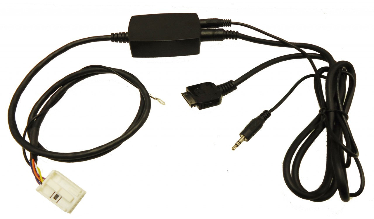 VW Volkswagen 12-pin iPod iPhone Adapter MP3 Auxiliary Harness Input Interface for Radio CD Player 2002 2003 2004 2005 2006 2007 2008 2009 2010 2011 2012