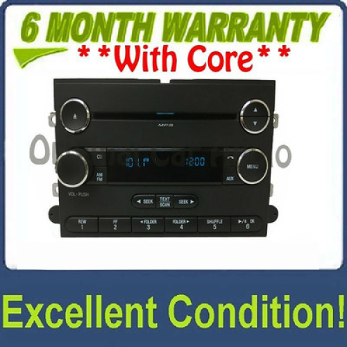 2011 - 2015 Ford F250/350 Super Duty OEM 12 Volt Single CD MP3 AM FM Radio